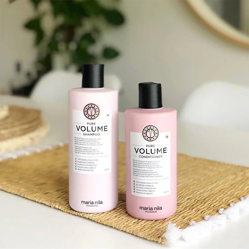 Maria Nila Pure Volume tömegnövelő sampon a selymes hajért szulfátmentes 100 ml