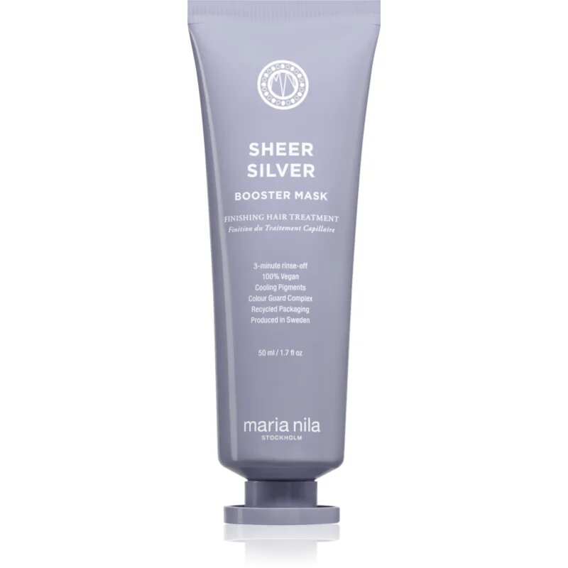 Maria Nila Sheer Silver Booster Mask mélyen tápláló maszk lila pigmenttel 50 ml