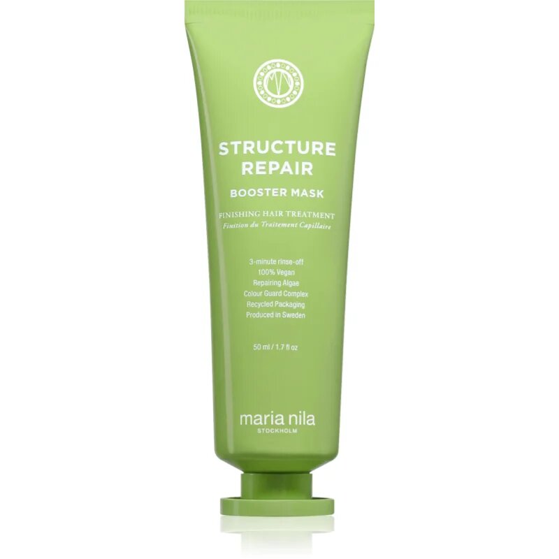 Maria Nila Structure Repair Booster Mask mélyen tápláló maszk száraz sérült vegyileg kezelt hajra 50 ml