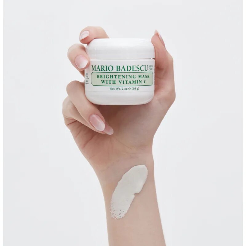 Mario Badescu Brightening Mask with Vitamin C élénkítő arcmaszk a sápadt egyenletlen arcbőrre 56 g