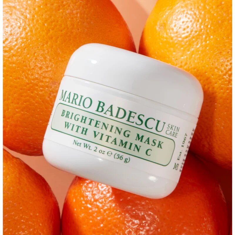 Mario Badescu Brightening Mask with Vitamin C élénkítő arcmaszk a sápadt egyenletlen arcbőrre 56 g