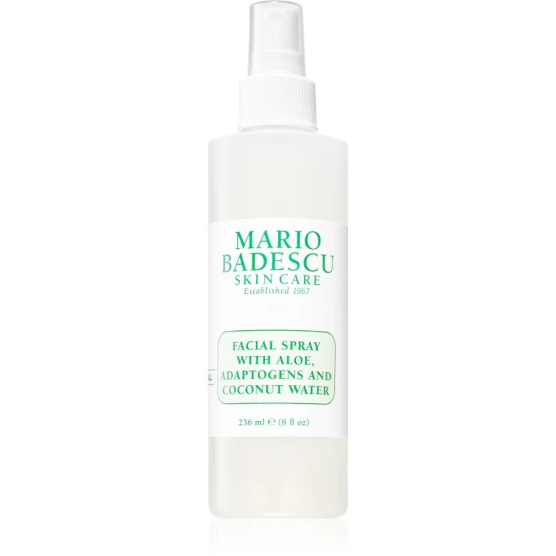 Mario Badescu Facial Spray with Aloe Adaptogens and Coconut Water Frissítő permet normál és száraz bőrre 236 ml