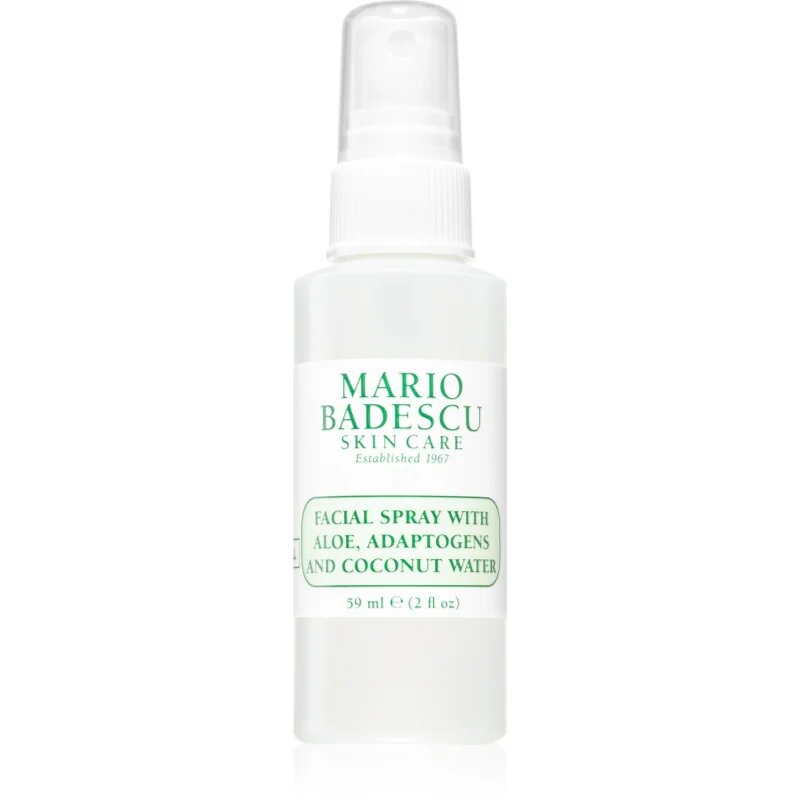 Mario Badescu Facial Spray with Aloe Adaptogens and Coconut Water Frissítő permet normál és száraz bőrre 59 ml