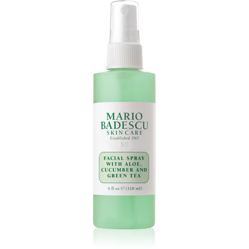 Mario Badescu Facial Spray with Aloe Cucumber and Green Tea hűsítő és felfrissítő permet fáradt bőrre 118 ml