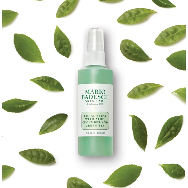 Mario Badescu Facial Spray with Aloe Cucumber and Green Tea hűsítő és felfrissítő permet fáradt bőrre 236 ml