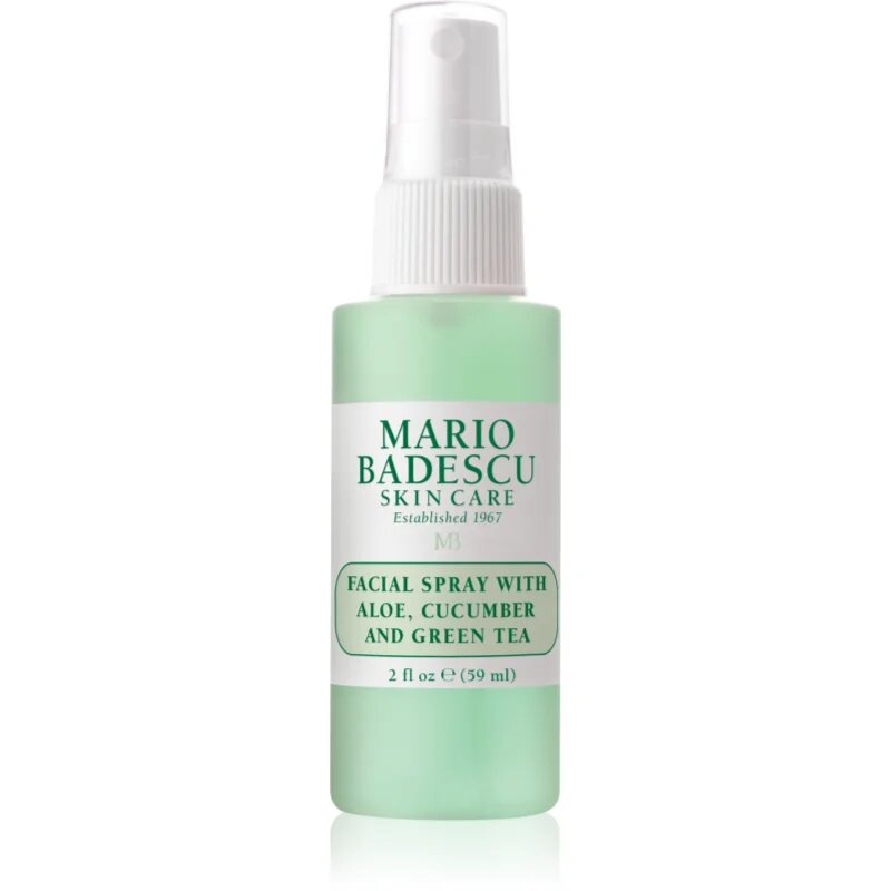 Mario Badescu Facial Spray with Aloe Cucumber and Green Tea hűsítő és felfrissítő permet fáradt bőrre 59 ml