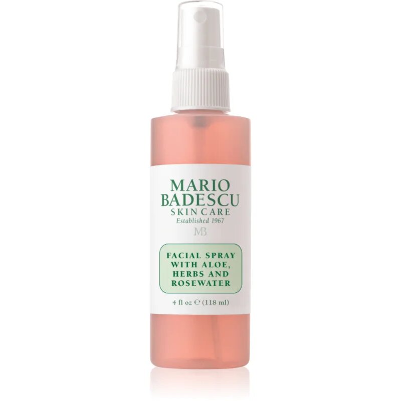 Mario Badescu Facial Spray with Aloe Herbs and Rosewater bőr tonizáló permet élénk és hidratált bőr 118 ml