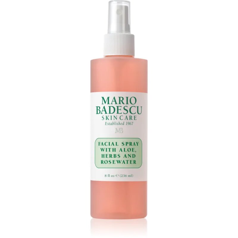 Mario Badescu Facial Spray with Aloe Herbs and Rosewater bőr tonizáló permet élénk és hidratált bőr 236 ml