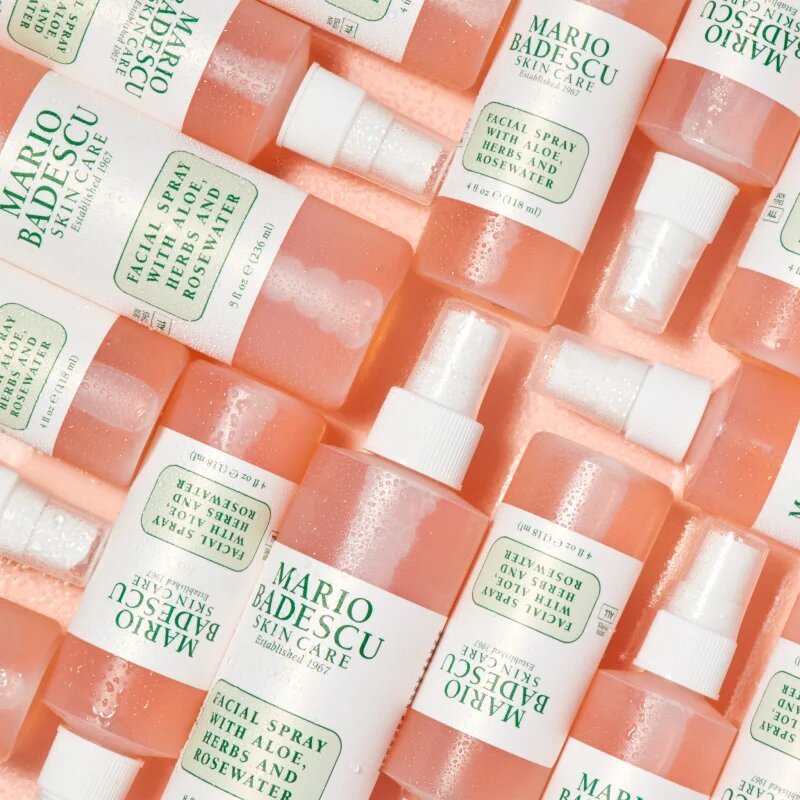 Mario Badescu Facial Spray with Aloe Herbs and Rosewater bőr tonizáló permet élénk és hidratált bőr 236 ml