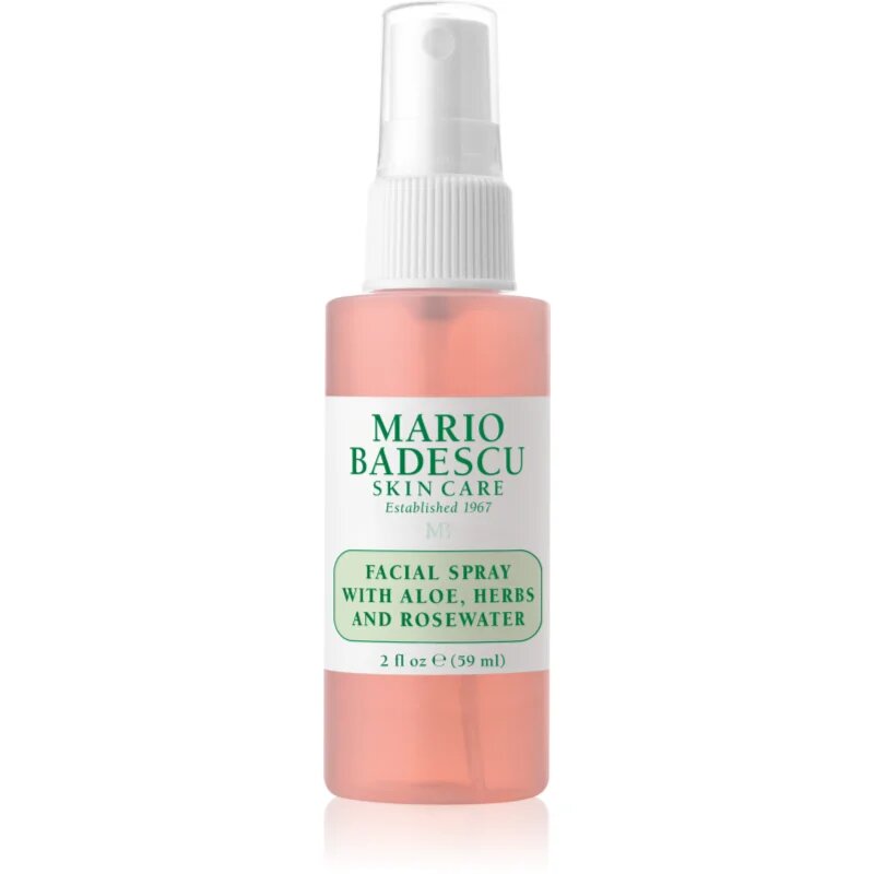 Mario Badescu Facial Spray with Aloe Herbs and Rosewater bőr tonizáló permet élénk és hidratált bőr 59 ml