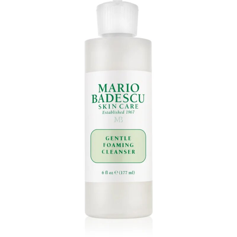 Mario Badescu Gentle Foaming Cleanser gyengéd habos gél a bőr tökéletes tisztításához 177 ml