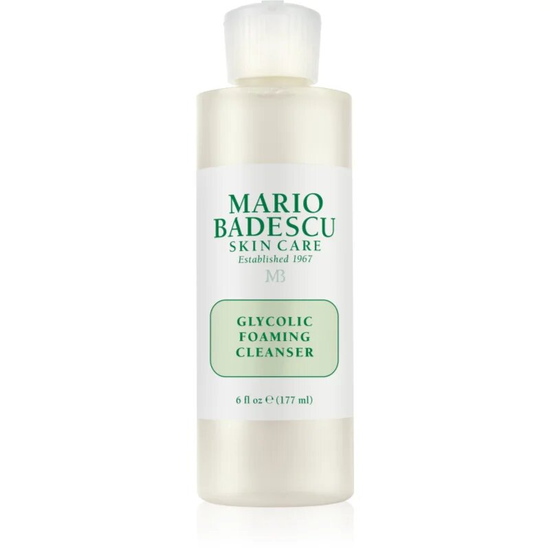 Mario Badescu Glycolic Foaming Cleanser tisztító habzó gél a bőr felszínének megújítására 177 ml