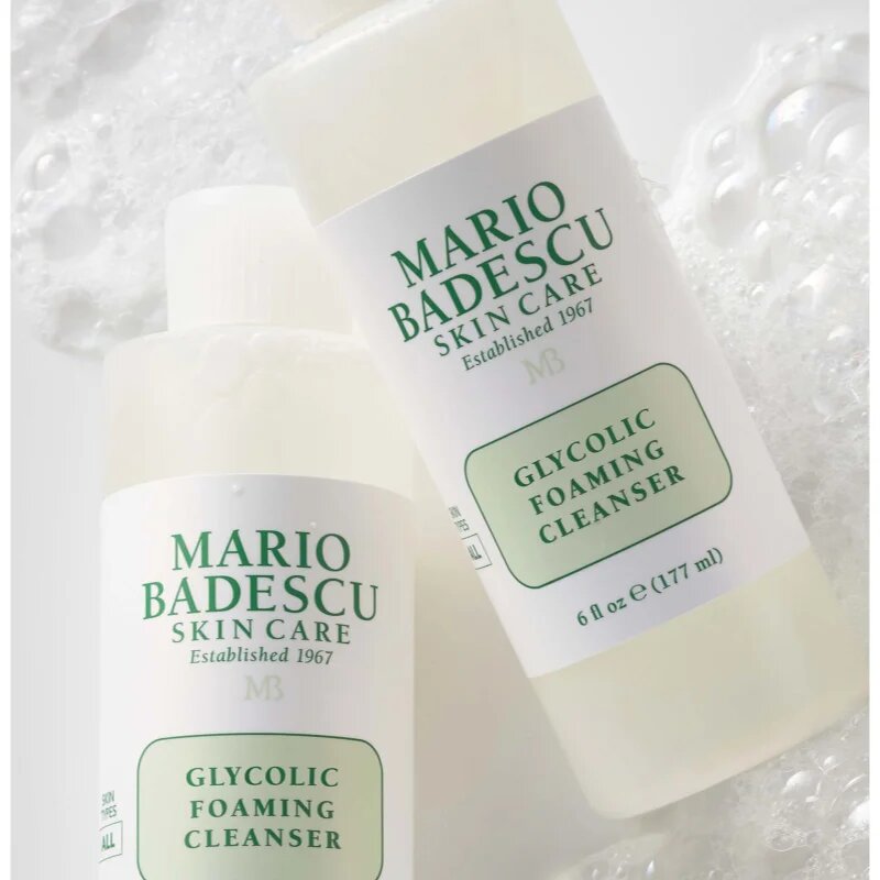 Mario Badescu Glycolic Foaming Cleanser tisztító habzó gél a bőr felszínének megújítására 177 ml