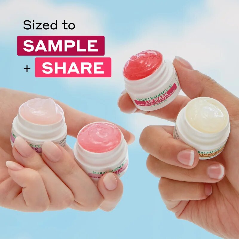 Mario Badescu Lip Mask Collection hidratáló maszk az ajkakra ajándékszett 4x8 ml