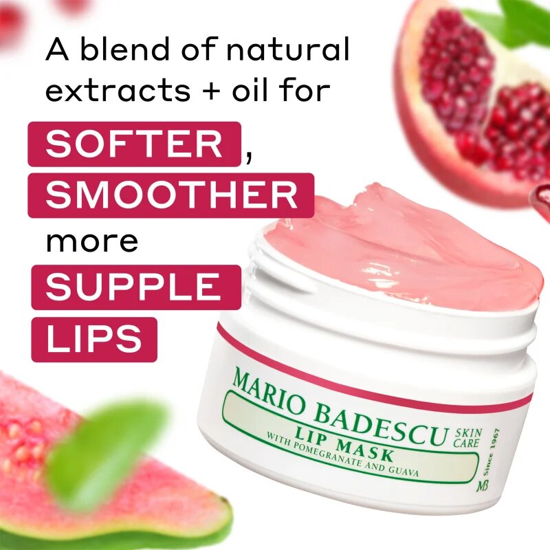 Mario Badescu Lip Mask With Pomegranate and Guava hidratáló maszk az ajkakra 14 g