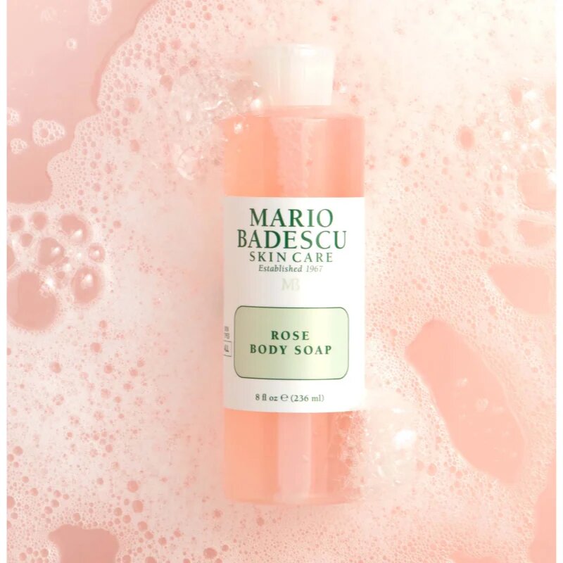 Mario Badescu Rose Body Soap energetizáló tusfürdő gél rózsaolajjal 236 ml