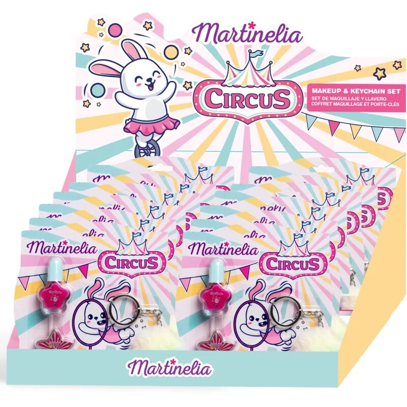 Martinelia Circus Makeup & Keychain szett gyermekeknek 3+