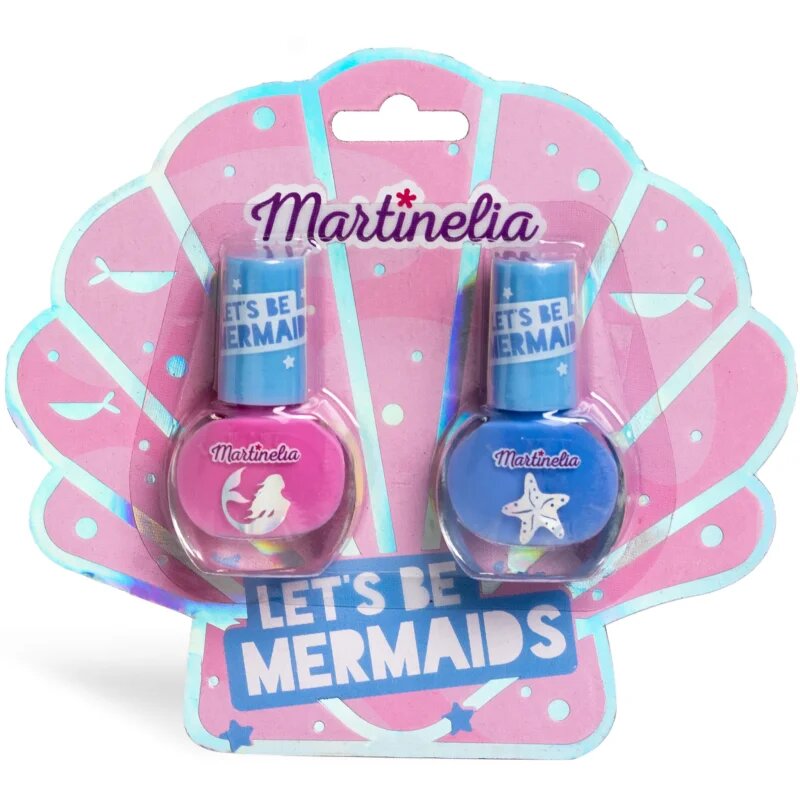 Martinelia Let´s be Mermaid Nail Duo körömlakk szett gyermekeknek árnyalatok széles választéka Pink Blue 2x4 ml