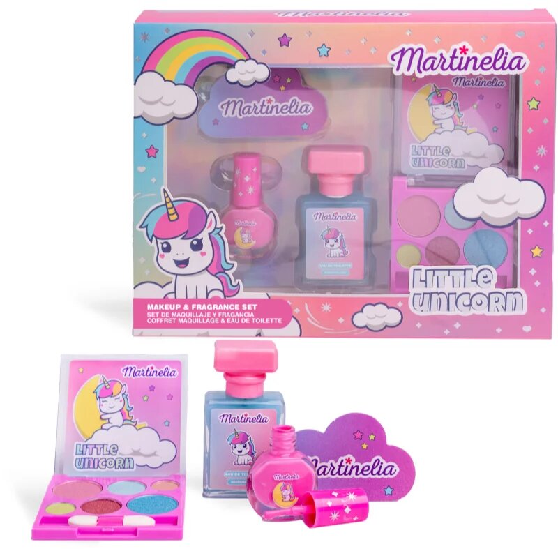 Martinelia Little Unicorn Makeup & Fragrance ajándékszett gyermekeknek