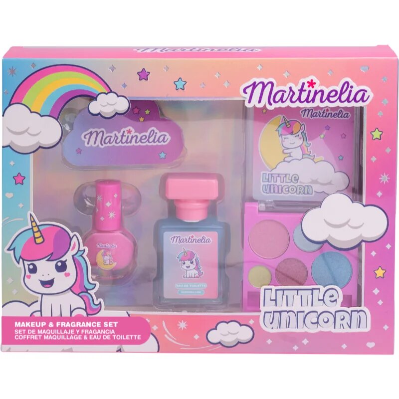 Martinelia Little Unicorn Makeup & Fragrance ajándékszett gyermekeknek