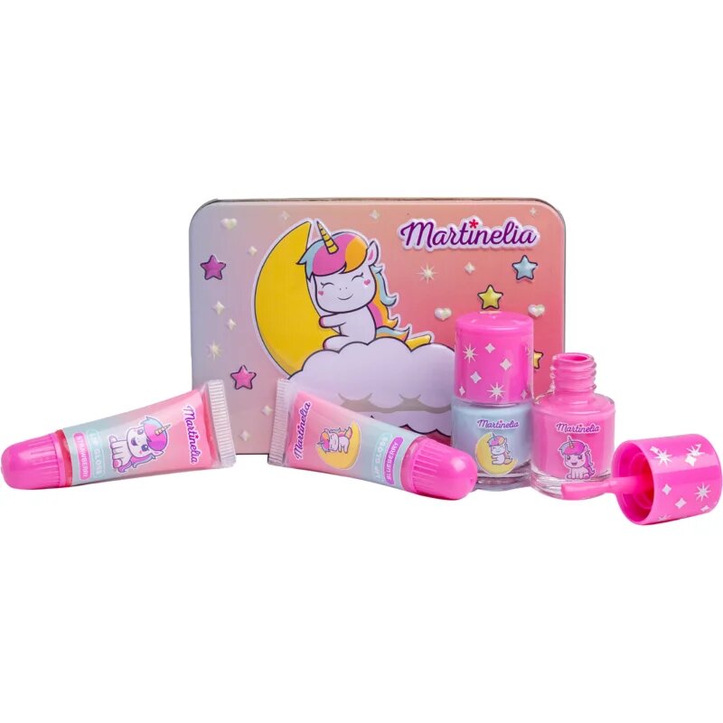 Martinelia Little Unicorn Makeup Tin Set ajándékszett gyermekeknek