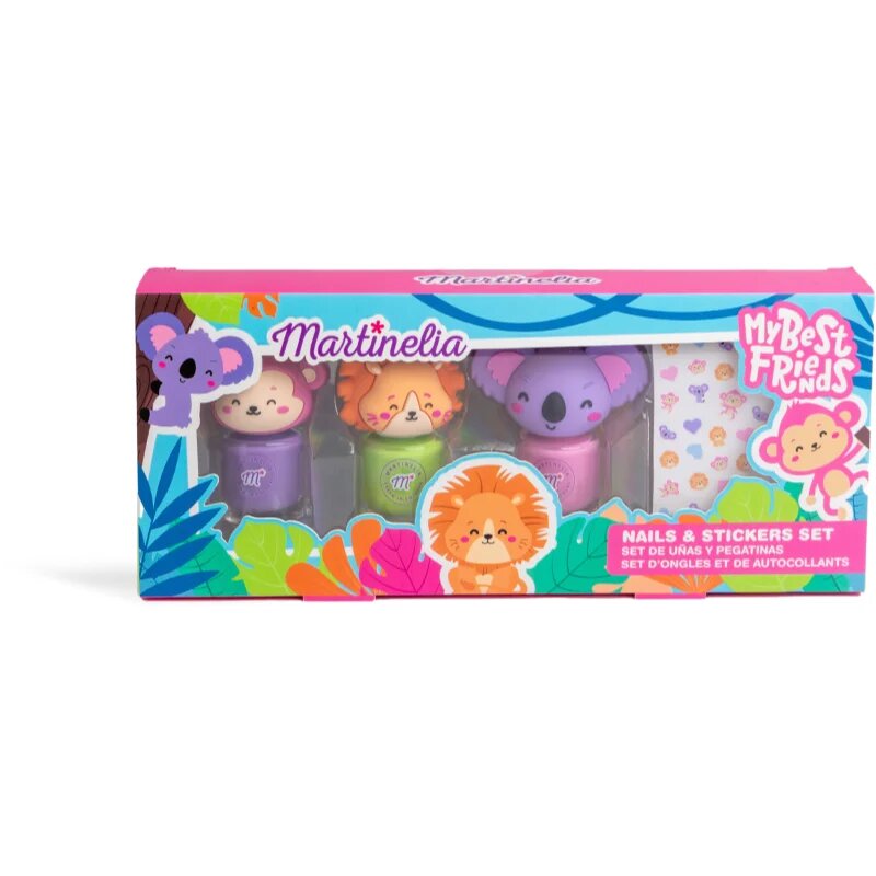 Martinelia My Best Friends Nails & Stickers Set szett gyermekeknek