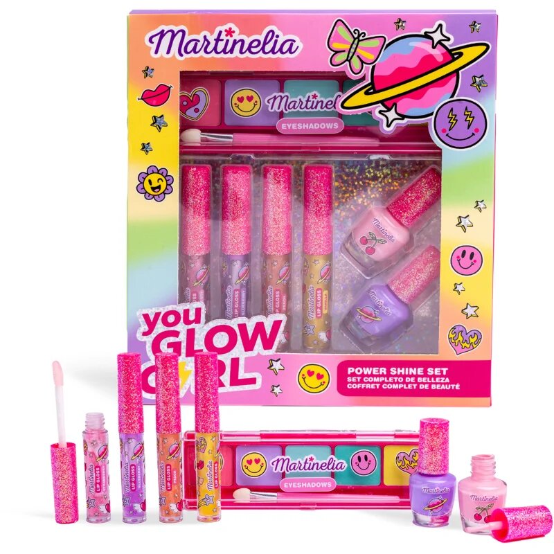 Martinelia Super Girl Power Shine Set ajándékszett gyermekeknek