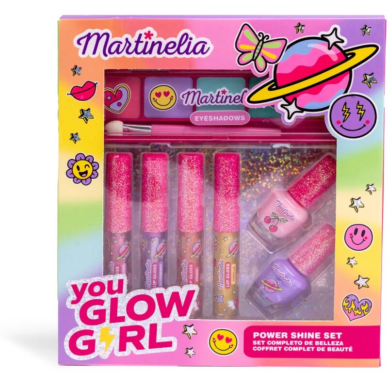Martinelia Super Girl Power Shine Set ajándékszett gyermekeknek