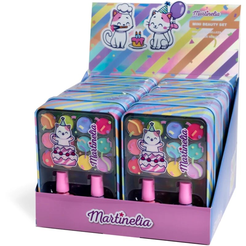 Martinelia Yummy Eyes & Nails Tin Box szett gyermekeknek 3+