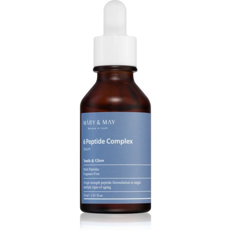 Mary&May 6 Peptide Complex intenzív regeneráló szérum ránctalanító hatással 30 ml