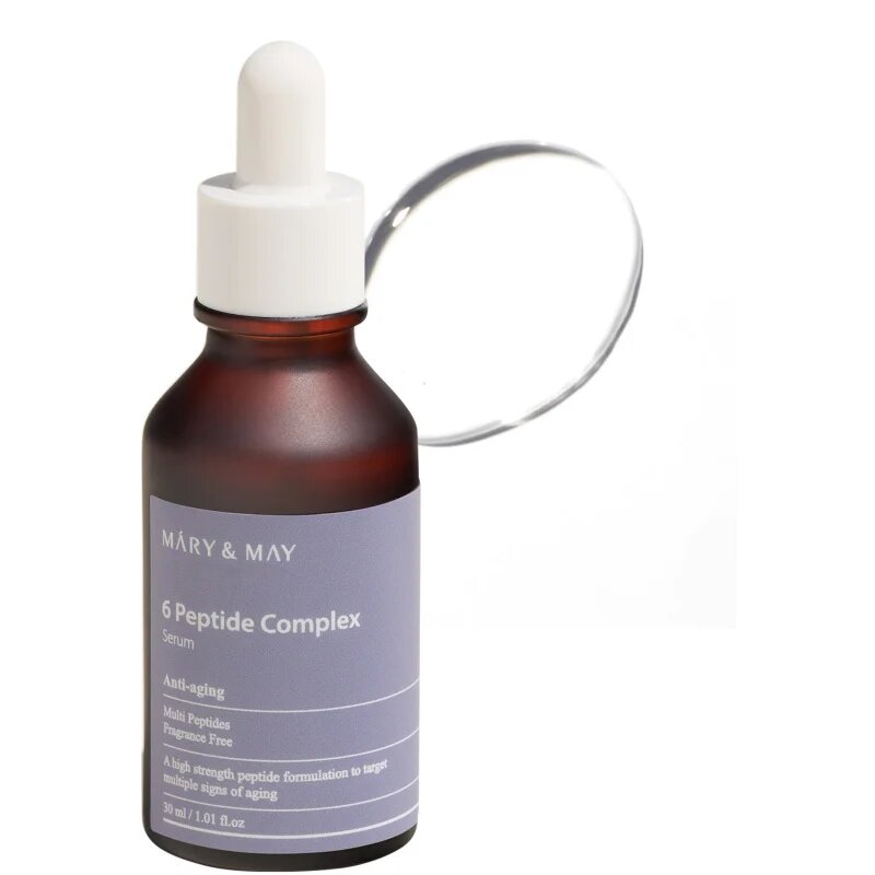Mary&May 6 Peptide Complex intenzív regeneráló szérum ránctalanító hatással 30 ml