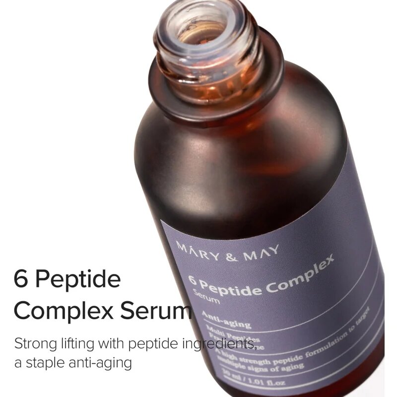 Mary&May 6 Peptide Complex intenzív regeneráló szérum ránctalanító hatással 30 ml