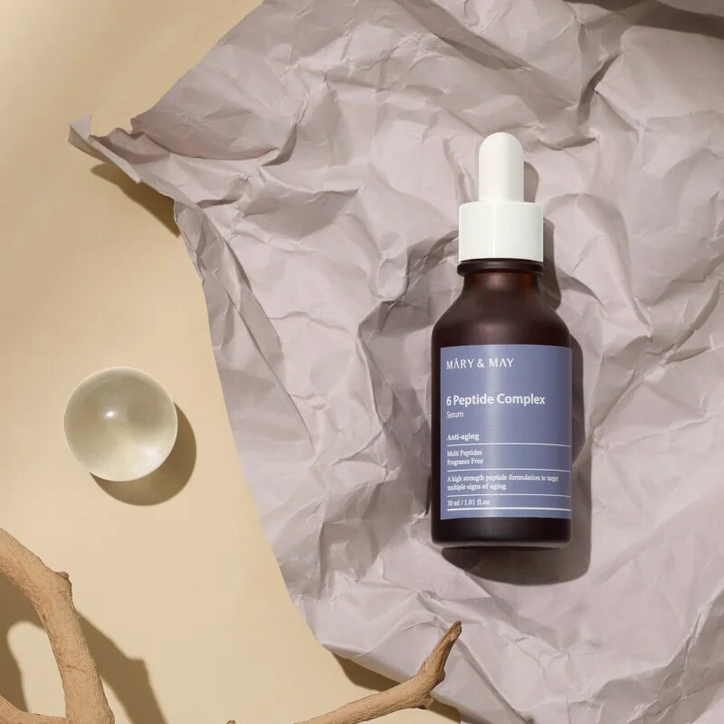 Mary&May 6 Peptide Complex intenzív regeneráló szérum ránctalanító hatással 30 ml