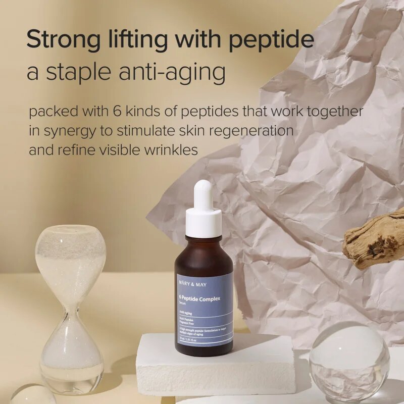 Mary&May 6 Peptide Complex intenzív regeneráló szérum ránctalanító hatással 30 ml