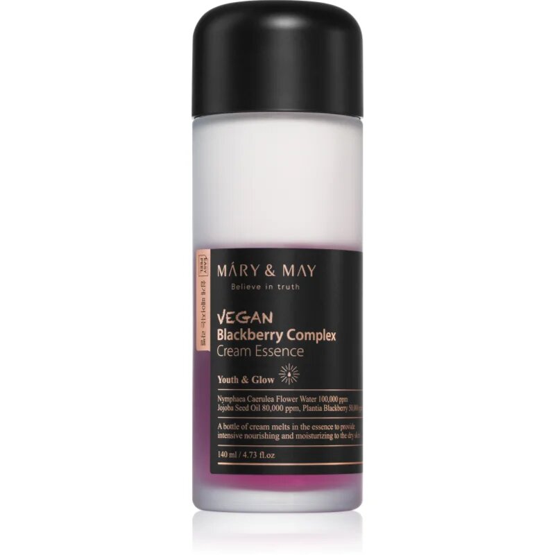 Mary&May Blackberry Complex Cream Essence koncentrált hidratáló esszencia az érzékeny arcbőrre 140 ml