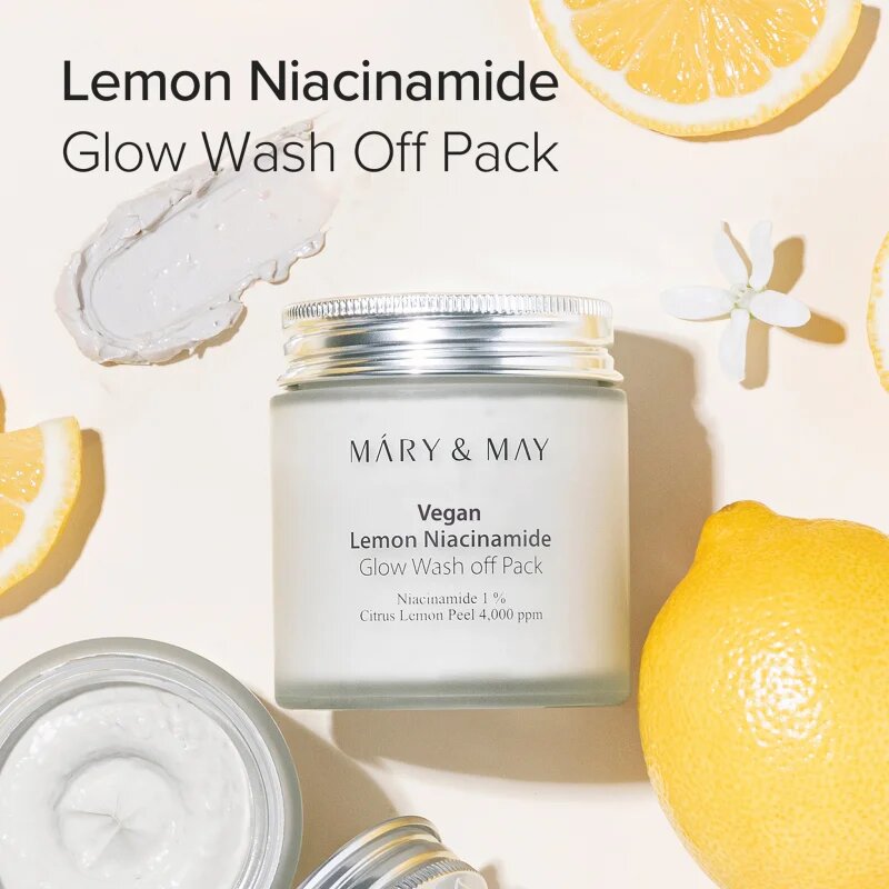 Mary&May Lemon Niacinamid hidratáló és világosító maszk 125 g