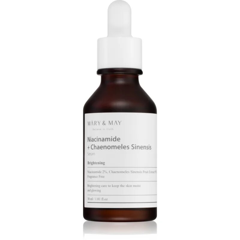 Mary&May Niacinamide + Chaenomeles Sinensis regeneráló és élénkítő szérum a bőrréteg megújítására 30 ml