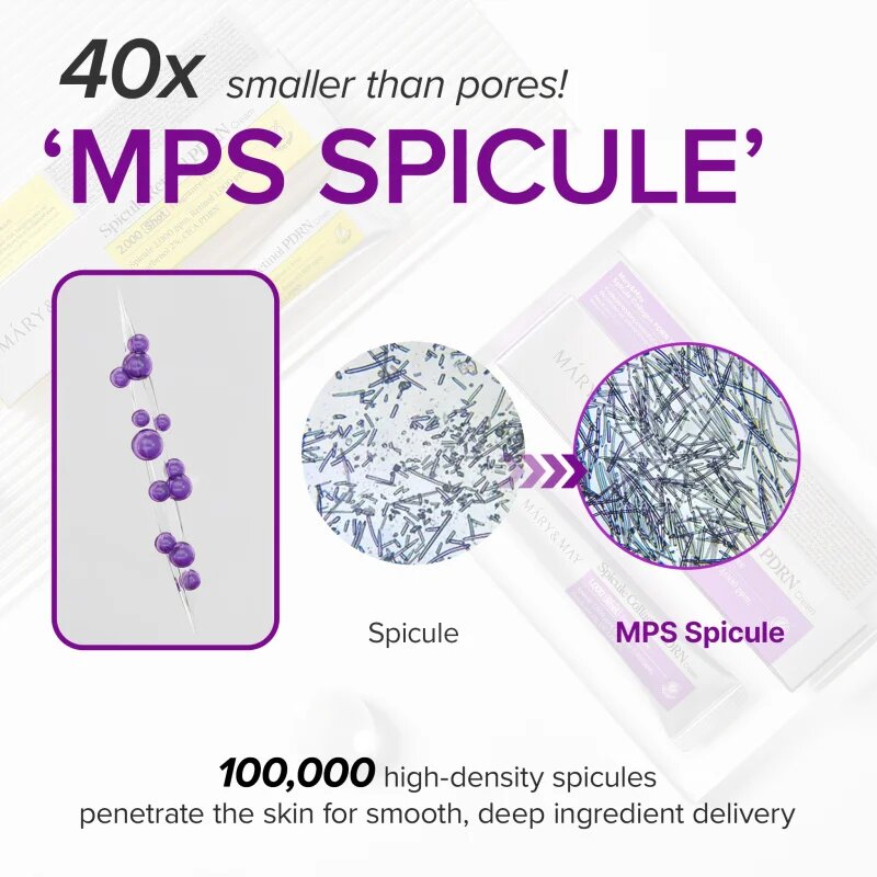 Mary&May Spicule Collagen PDRN Cream lágyító és tápláló krém a bőrréteg megújítására 15 g