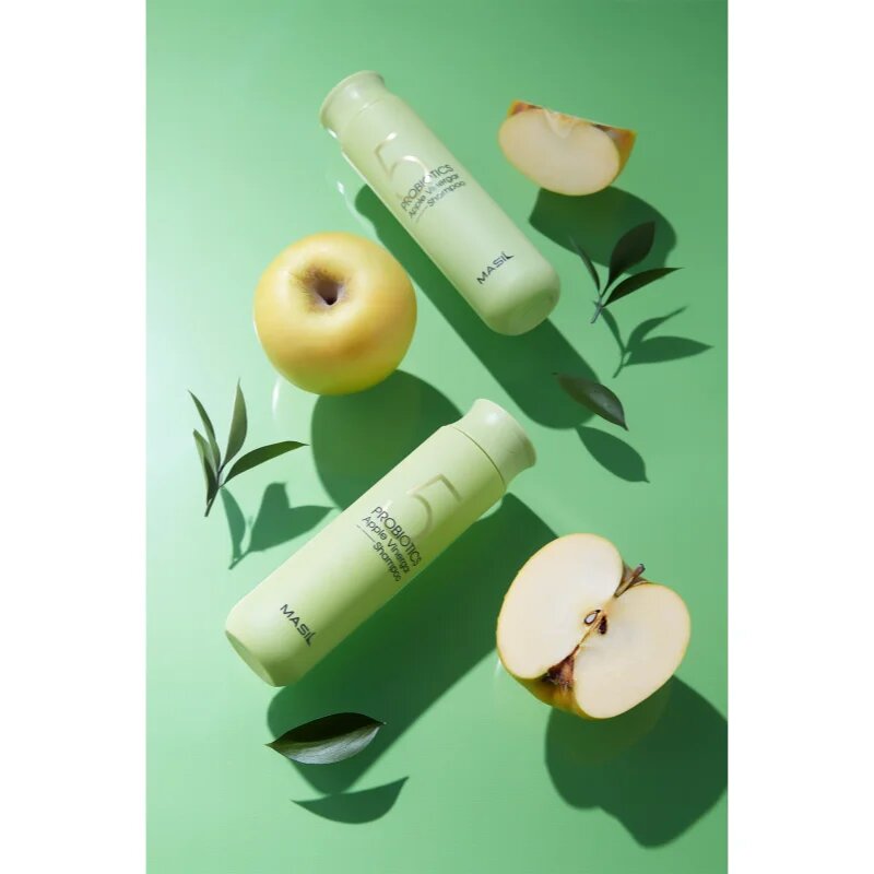 MASIL 5 Probiotics Apple Vinegar mélyen tisztító sampon a hajra és a fejbőrre 300 ml
