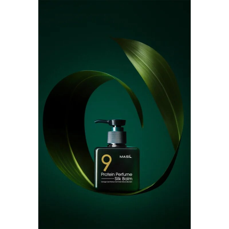 MASIL 9 Protein Perfume Silk Balm öblítést nem igénylő regeneráló ápolás meleg által károsult haj 180 ml
