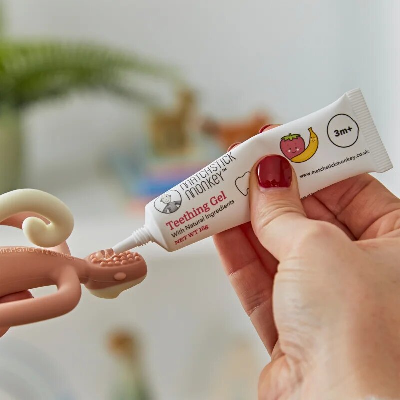 Matchstick Monkey Teething Gel 3m+ hűsítő gél a fogakra 15 g