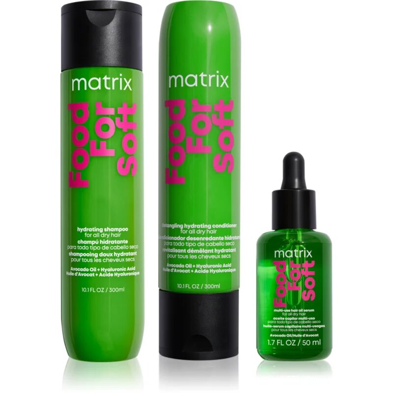 Matrix Food For Soft takarékos kiszerelés az intenzív hidratálásért