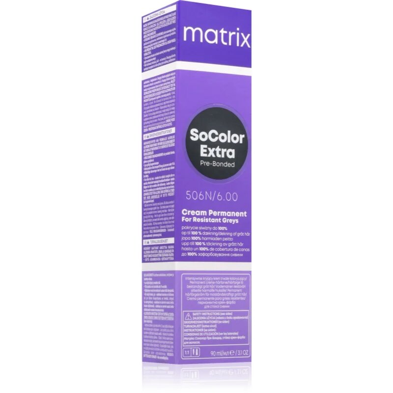 Matrix SoColor Extra Pre-Bonded tartós hajfesték árnyalat 506N 90 ml
