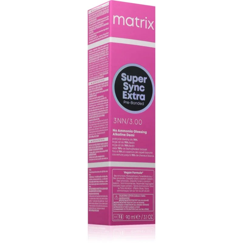 Matrix Super Sync Extra Pre-Bonded féltartós hajfesték árnyalat 90 ml