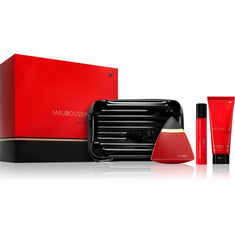 Mauboussin In Red ajándékszett hölgyeknek