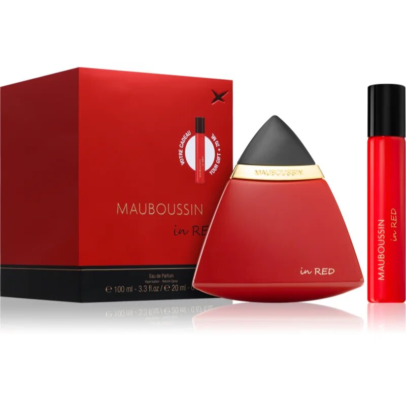 Mauboussin In Red ajándékszett hölgyeknek