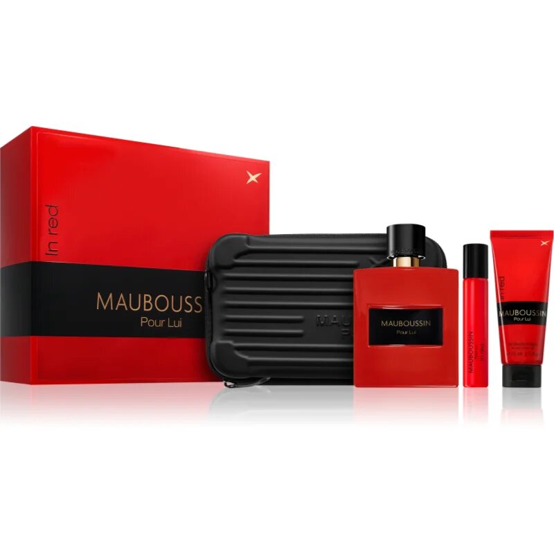 Mauboussin Pour Lui In Red ajándékszett uraknak