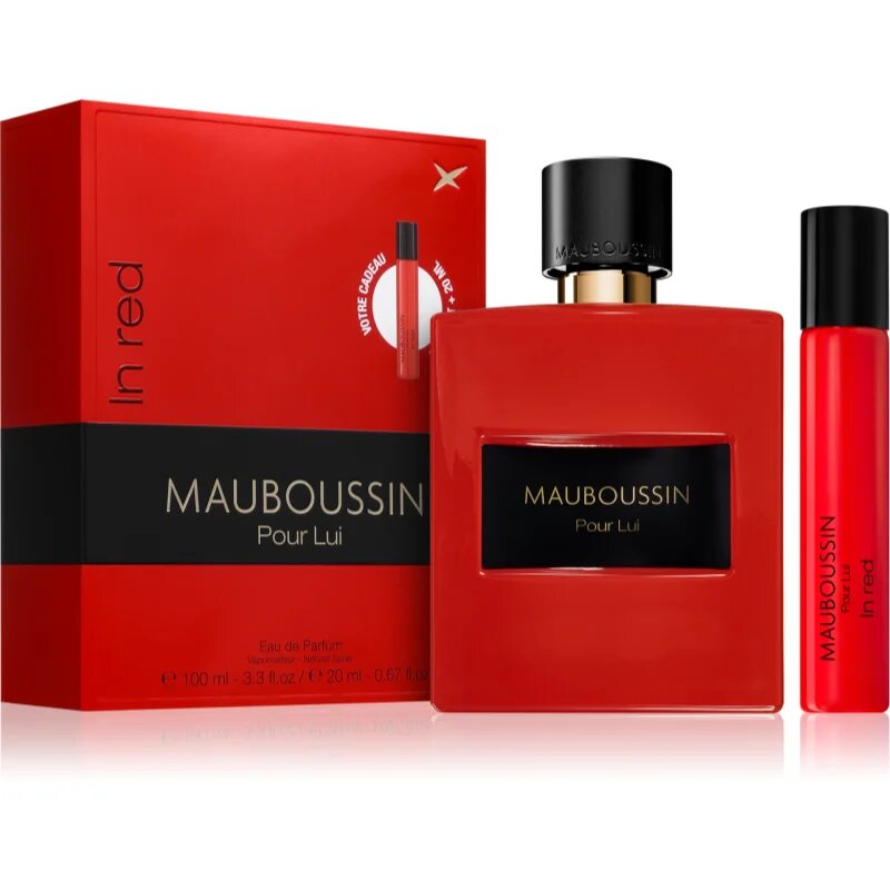 Mauboussin Pour Lui In Red ajándékszett uraknak