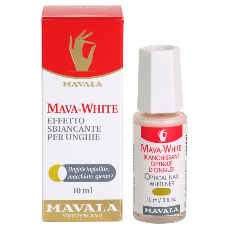 Mavala Nail Camouflage Mava-White fehérítő körömlakk 10 ml