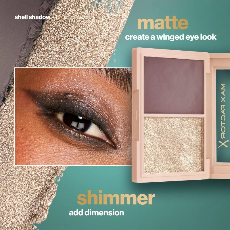 Max Factor 2000 Calorie Shadow Shaper duo szemhéjfesték árnyalat 040 Umber Spark 4 g